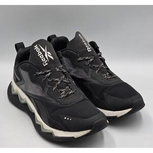 Reebok Womens 9 Black Comfort Work Walking Sneakers Lightweight FZ4841